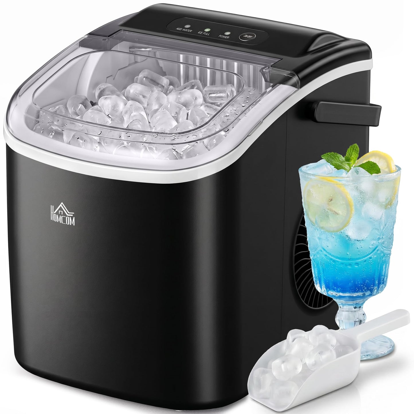 Eiswürfelmaschine mit Selbstreinigungsfunktion