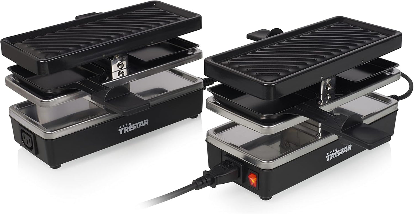 Erweiterbares Raclette Set RA-2742 für 4 Personen, 4 Personen