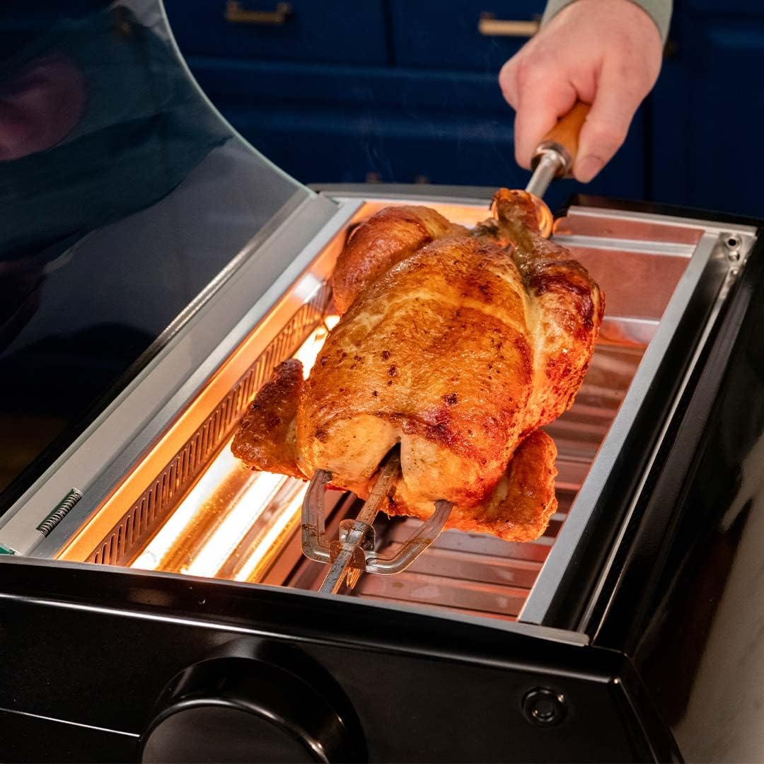 Rotisserie Chef Indoorgrill mit Drehspiess