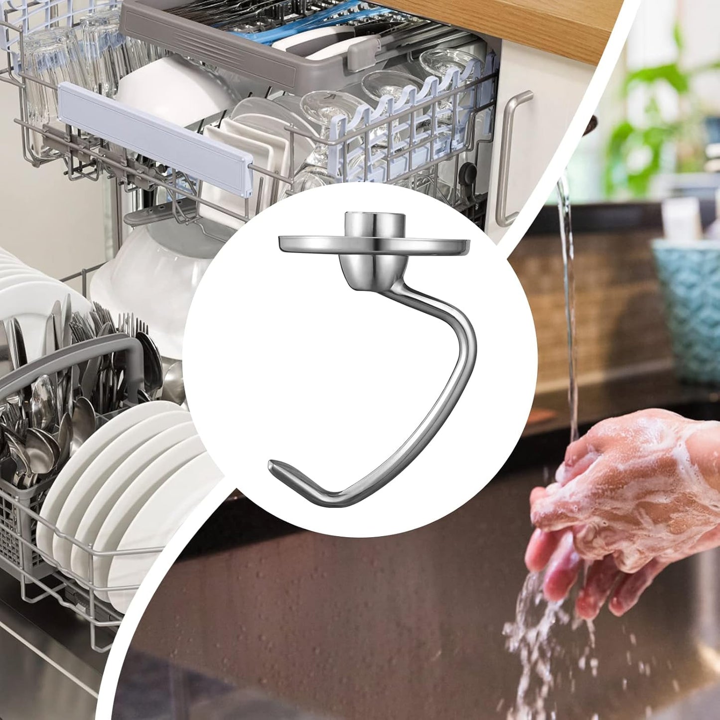 Teighaken für KitchenAid Standmixer, Dough Hook