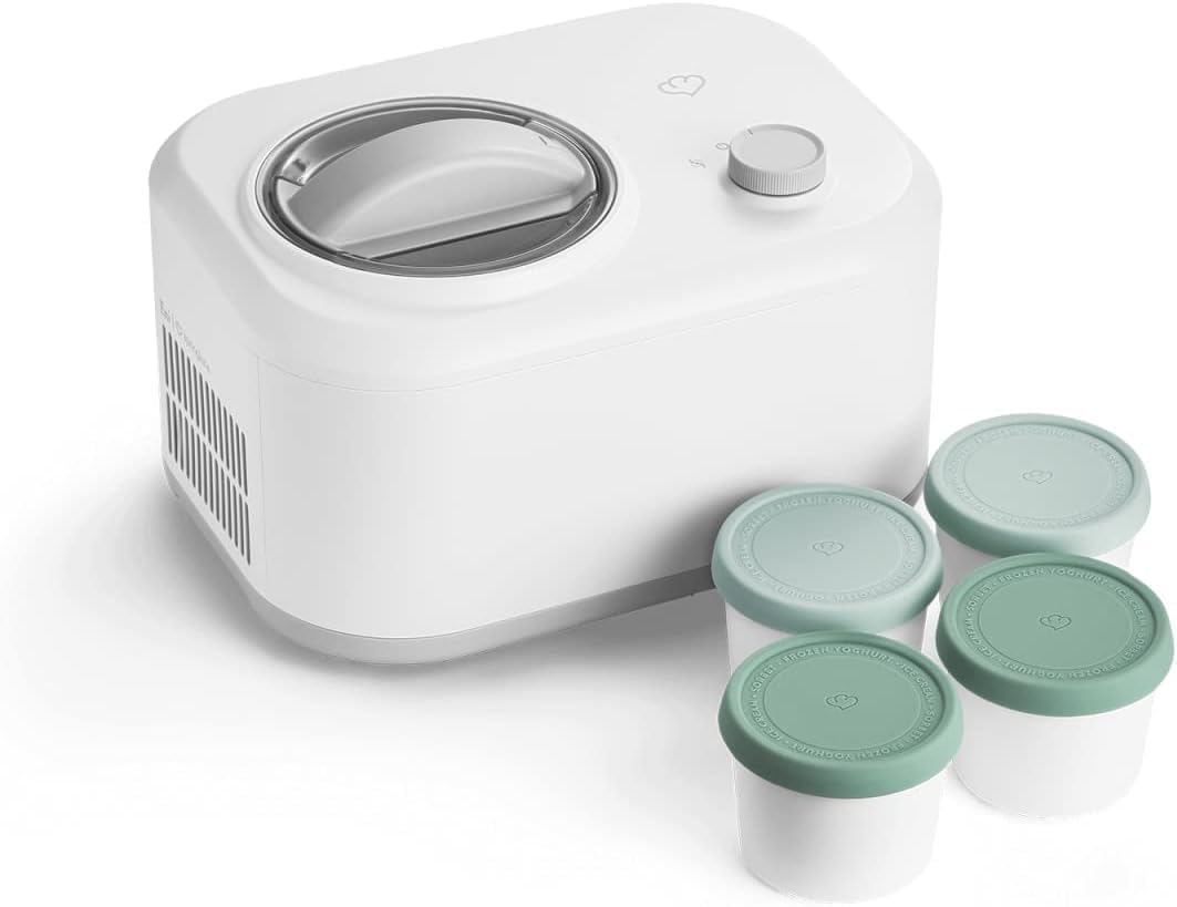 Eismaschine Eni, Eni inkl. Eisbehälter für Speiseeis mint 4er-Set