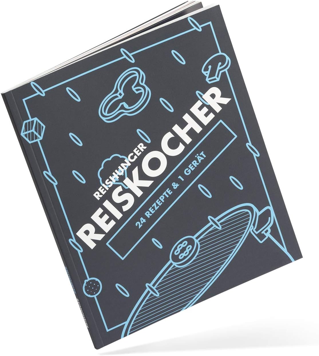 Digitaler Reiskocher Starter-Set (11-teilig), bordeaux