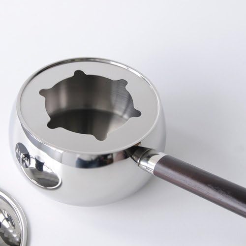 Mami Fondue Topf Silberfarben