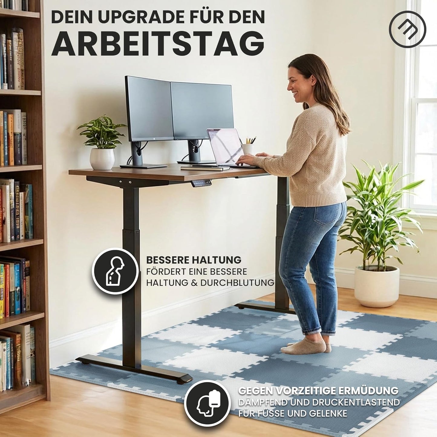 Bodenschutz-Puzzlematten-Set, 18 Stück