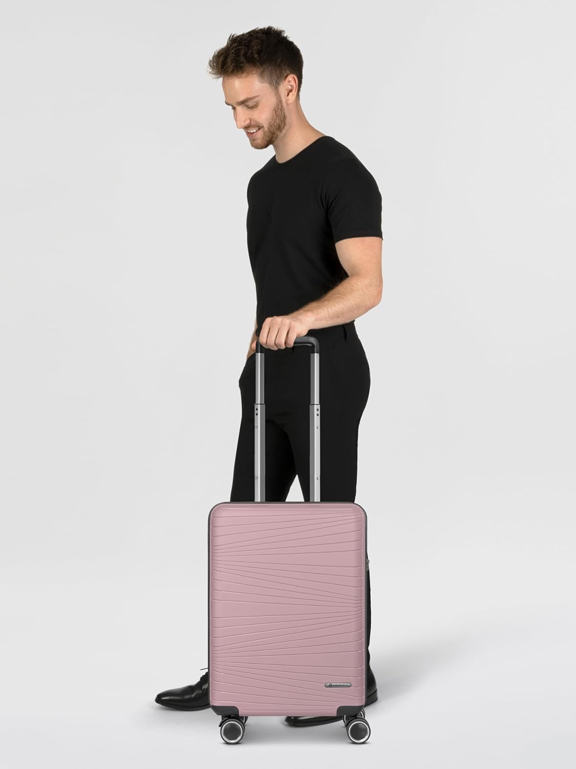 Dallas 3.0 Hartschalen-Trolley mit Rollen und TSA-Schloss, Old Rose Koffer S (55 cm)