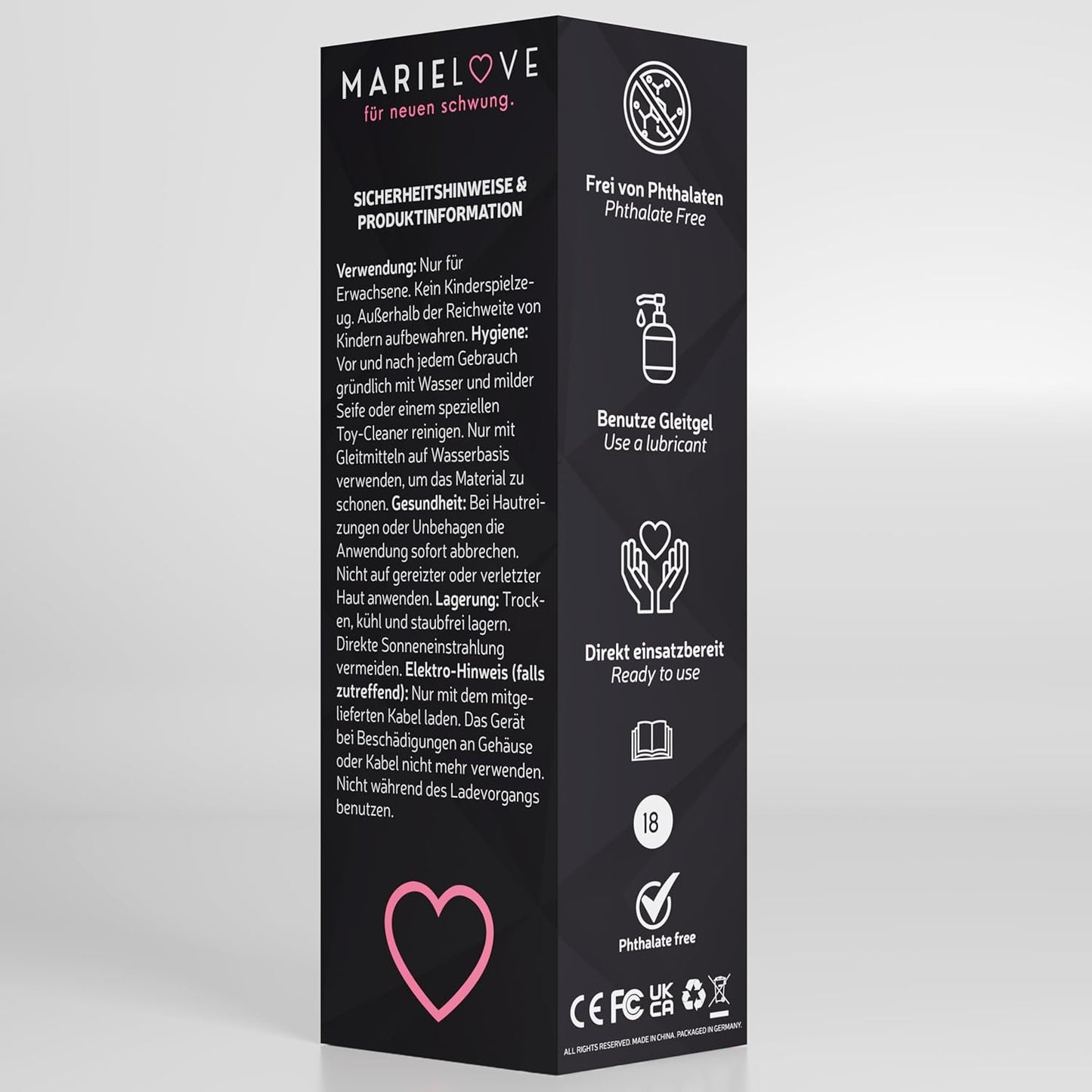 Vibrator mit 20 Modi und 10 Stärken, Lila