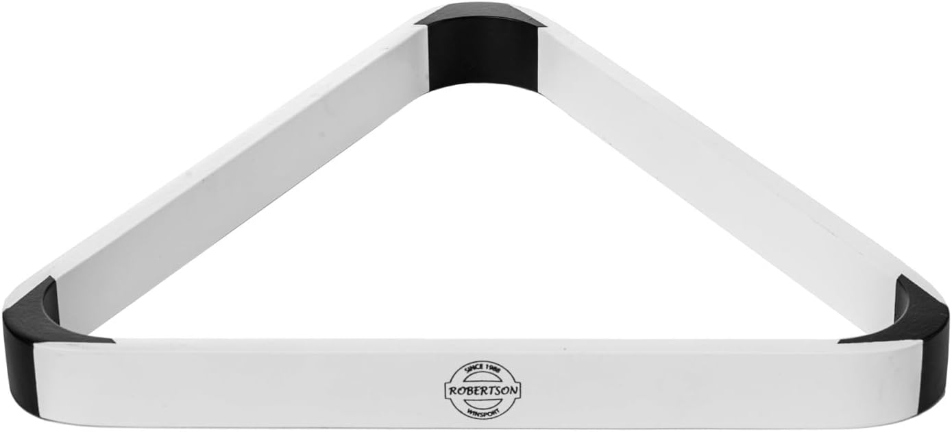 Triangel Poolkugeln, weiss 30 Zentimeter