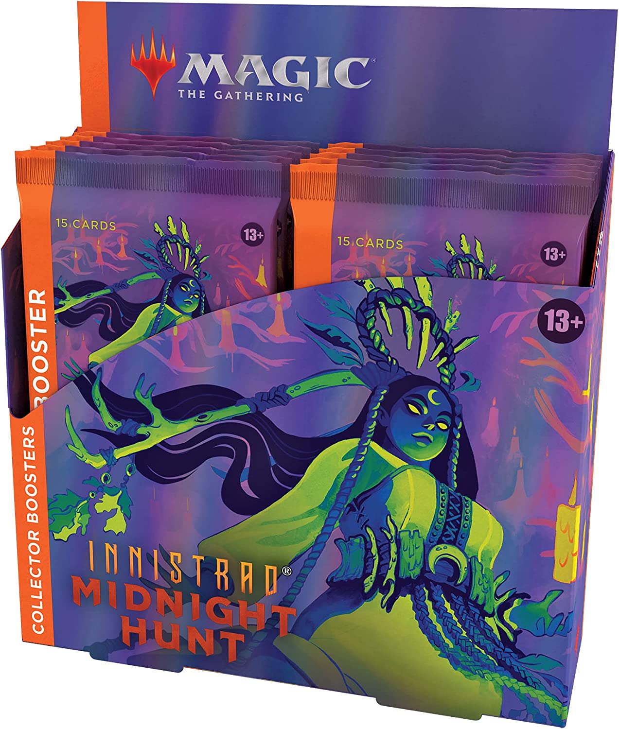 Magic: The Gathering - Innistrad: Midnight Hunt Sammler-Booster Display englisch, Sammelkarten