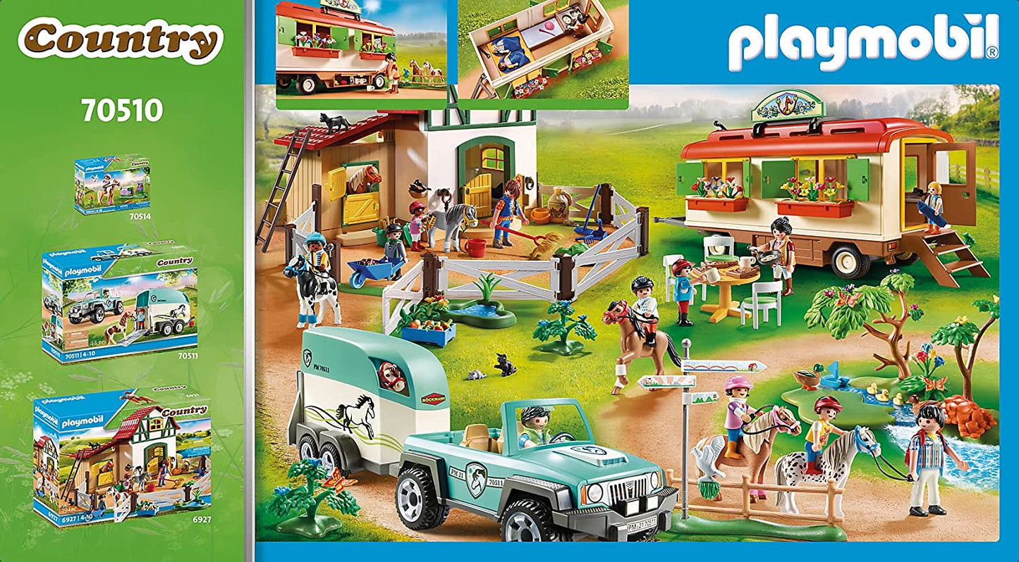 70510 Country Ponycamp-Übernachtungswagen, Konstruktionsspielzeug