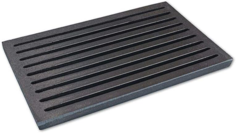 Feuerrost aus Gusseisen (16 x 26 cm), Gusseisen 16 x 26 cm