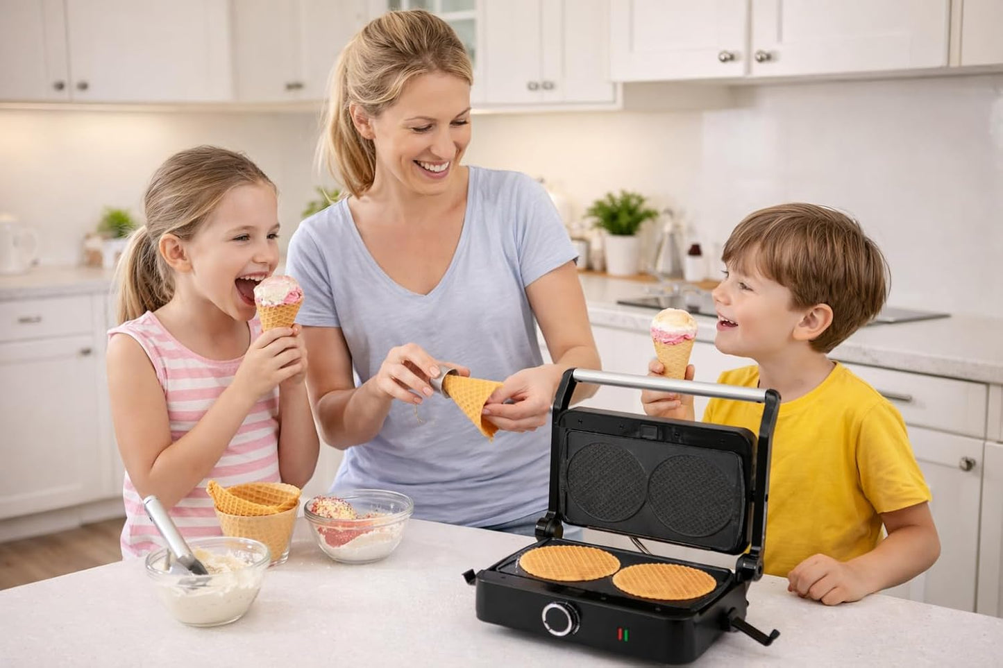 SM-1000W Eiswaffel- und Hörnchen-Maker