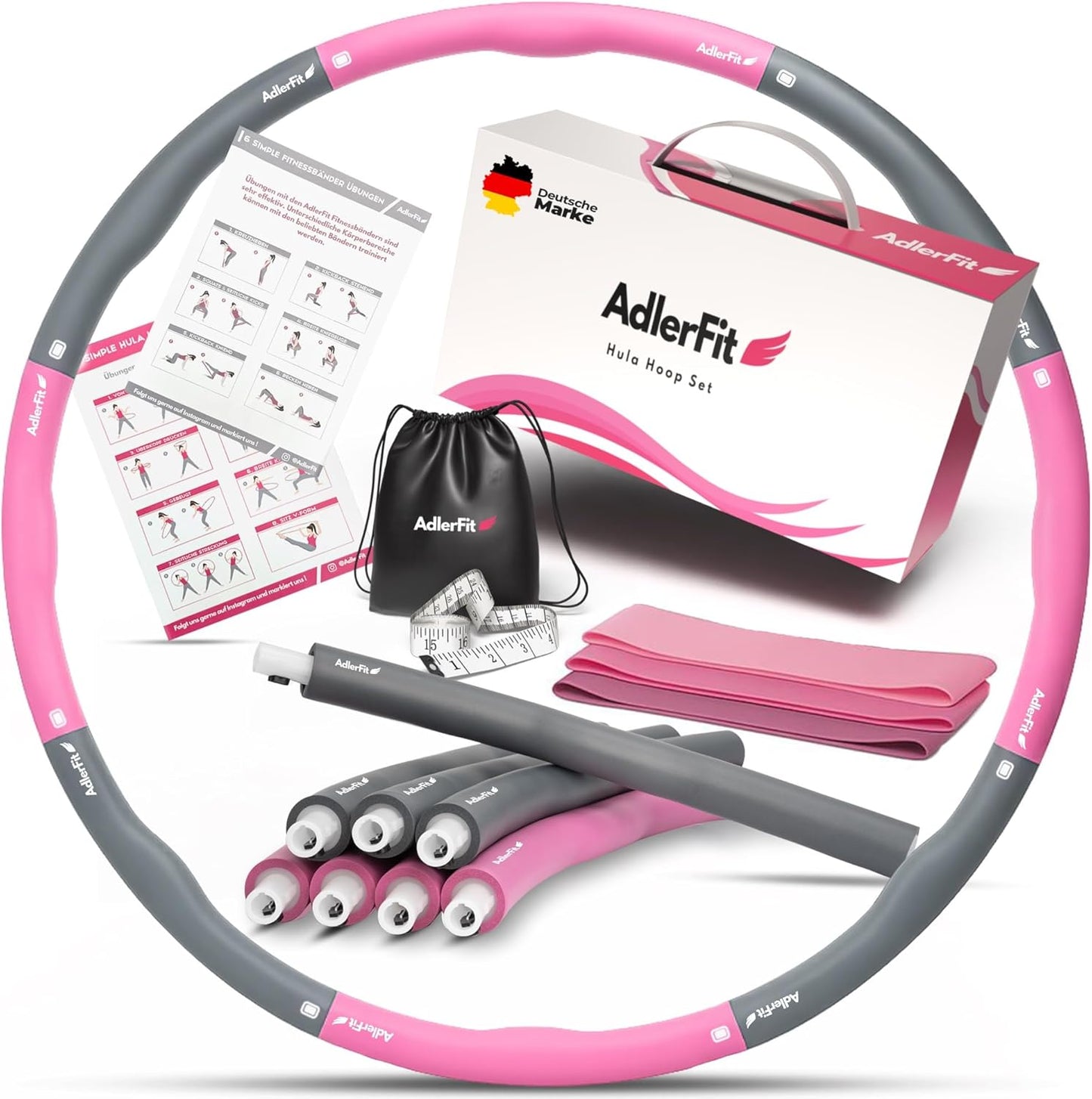 Hula Hoop Reifen mit Stecksystem