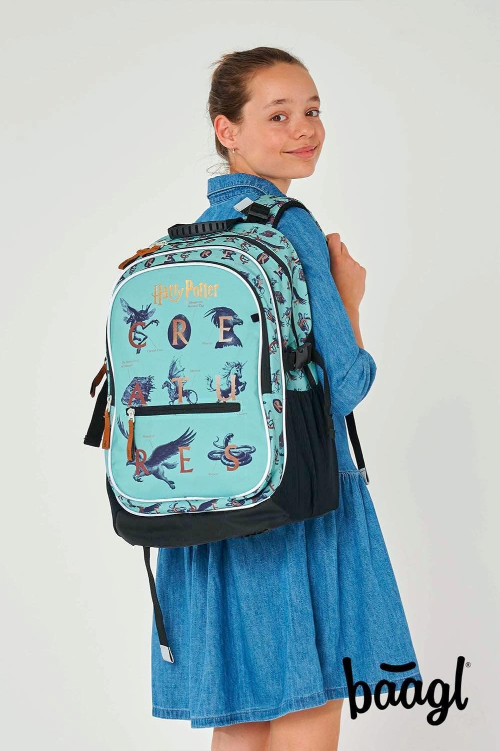 Schulrucksack-Set (3-teilig) Harry Potter Design, Harry Potter Fantastic Beasts