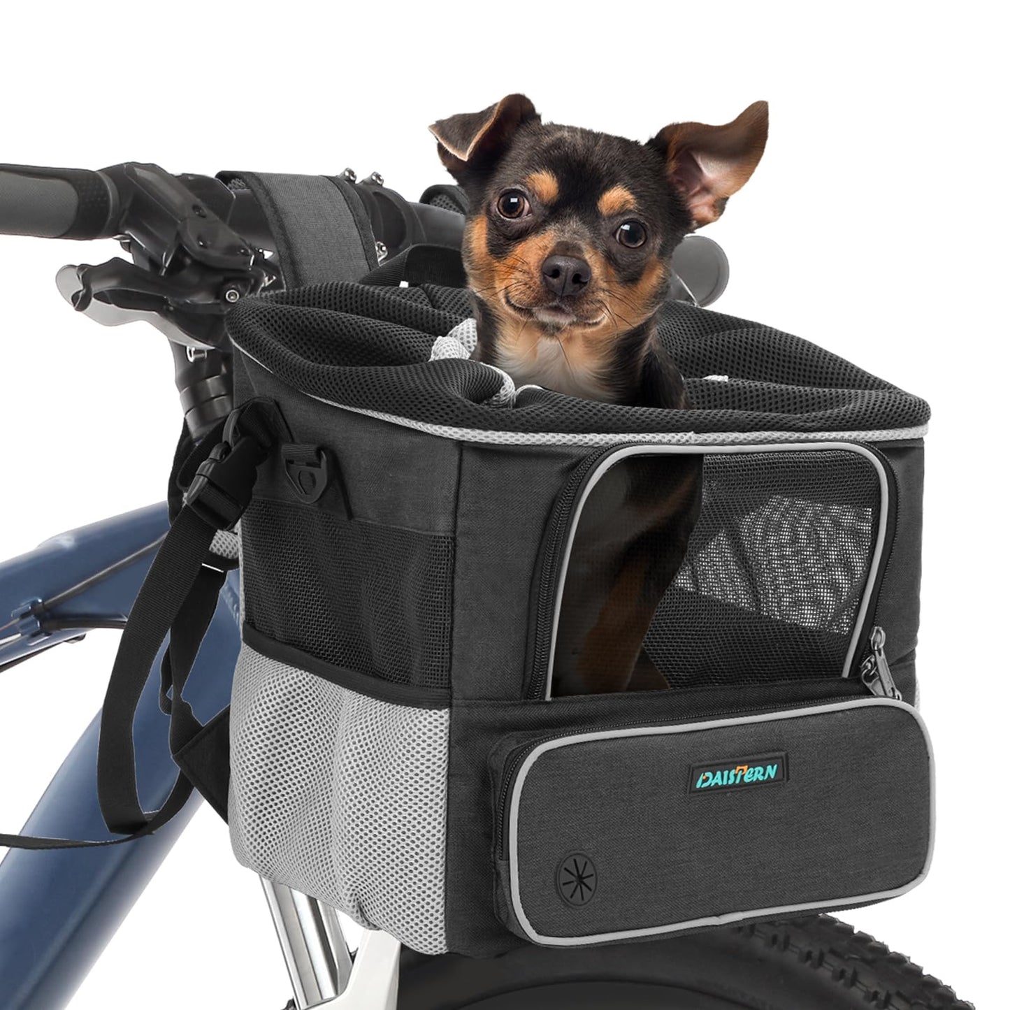 Velokorb für Hunde mit Rucksackfunktion