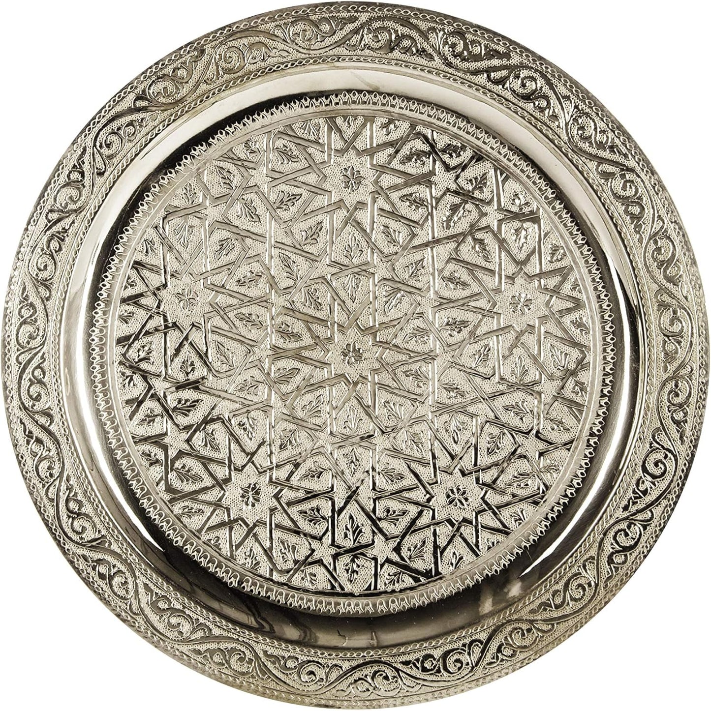Rundes Orientalisches Tablett