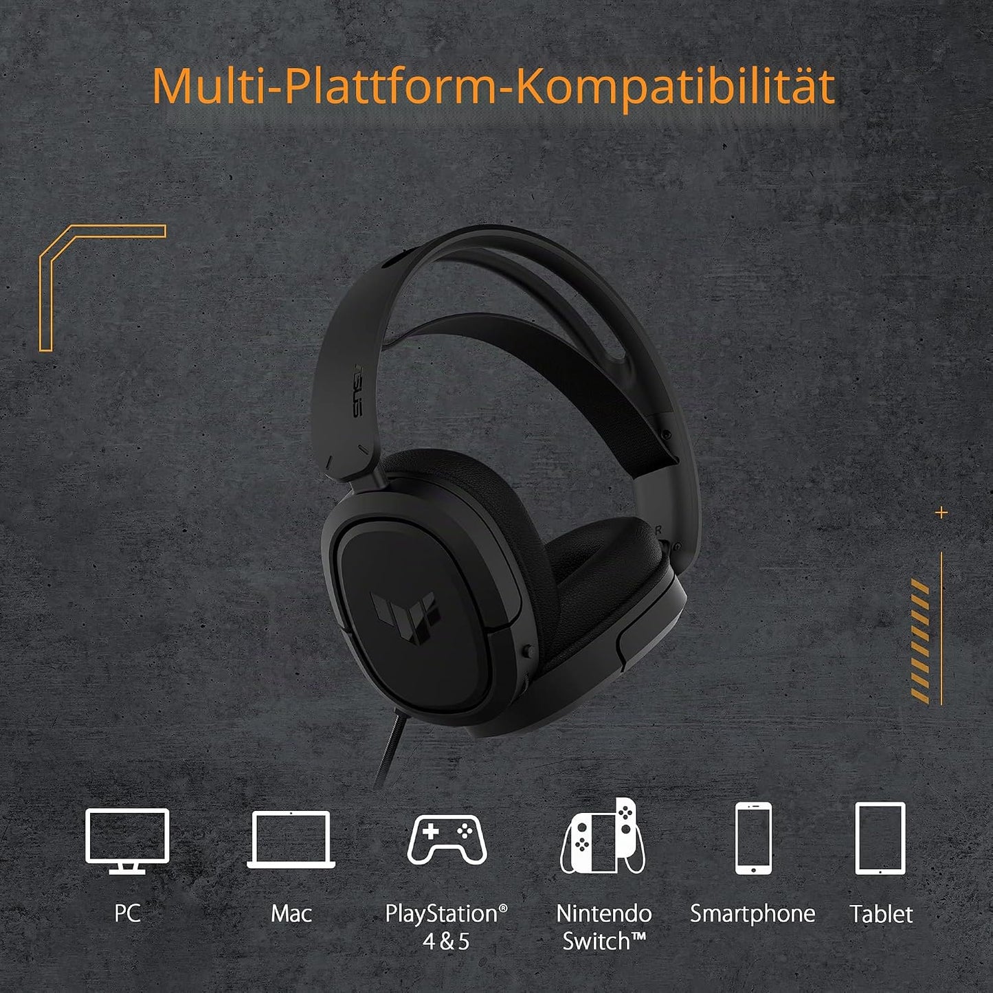TUF Gaming H1 Wireless Gaming-Headset, TUF Gaming H1 kabellos