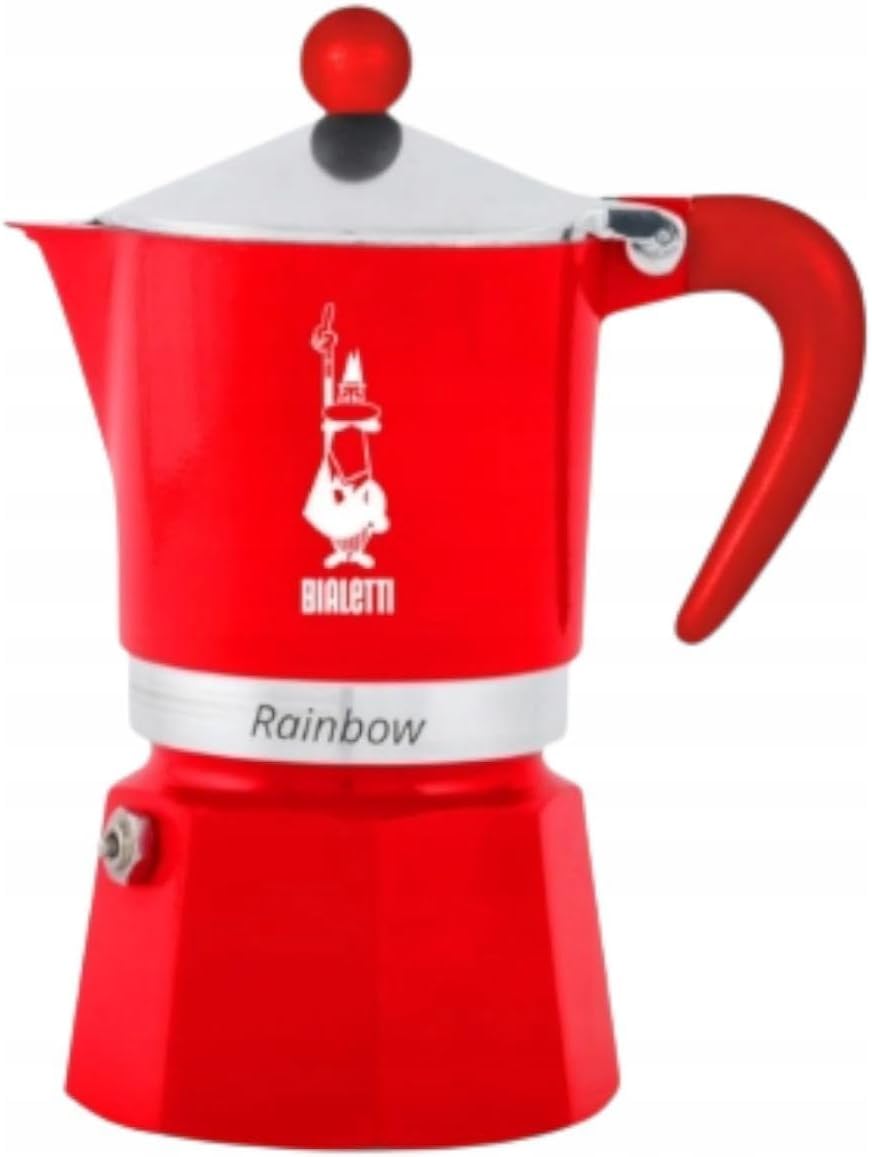 Moka Rainbow Espressokocher (3 Tassen, 130 ml)