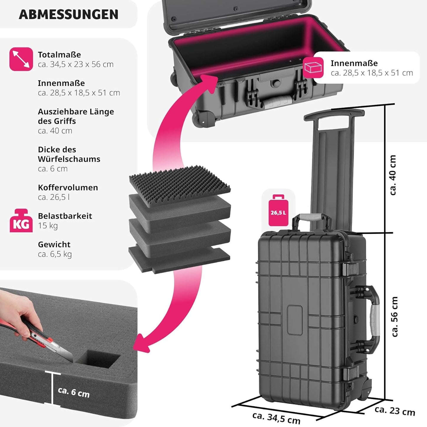 Transportkoffer, Transportkoffer Rollbar