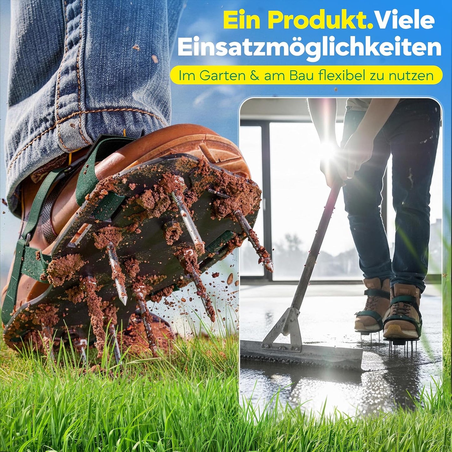 Nagelschuhe für Rasenbelüfter