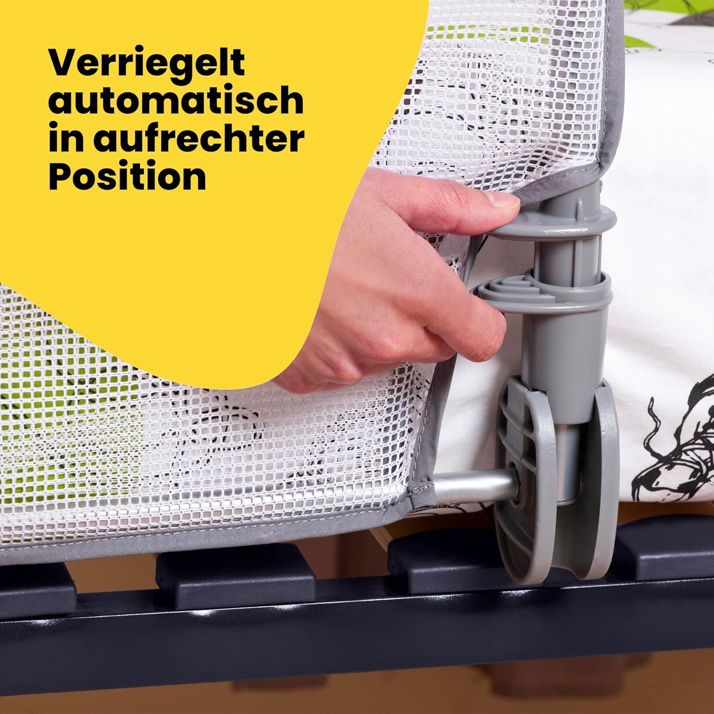 Standard Bedrail Grey, Standard Bed Rail 90 cm