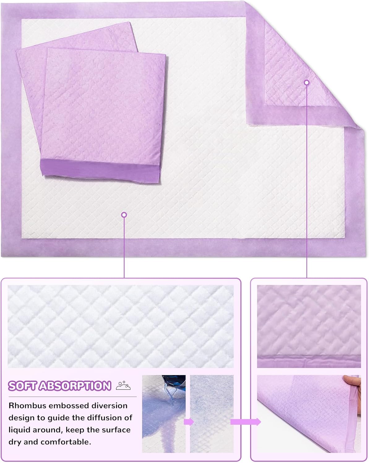 Einweg-Wickelunterlagen, 50 Stück, 18x24 Inch (Pack of 50) 1