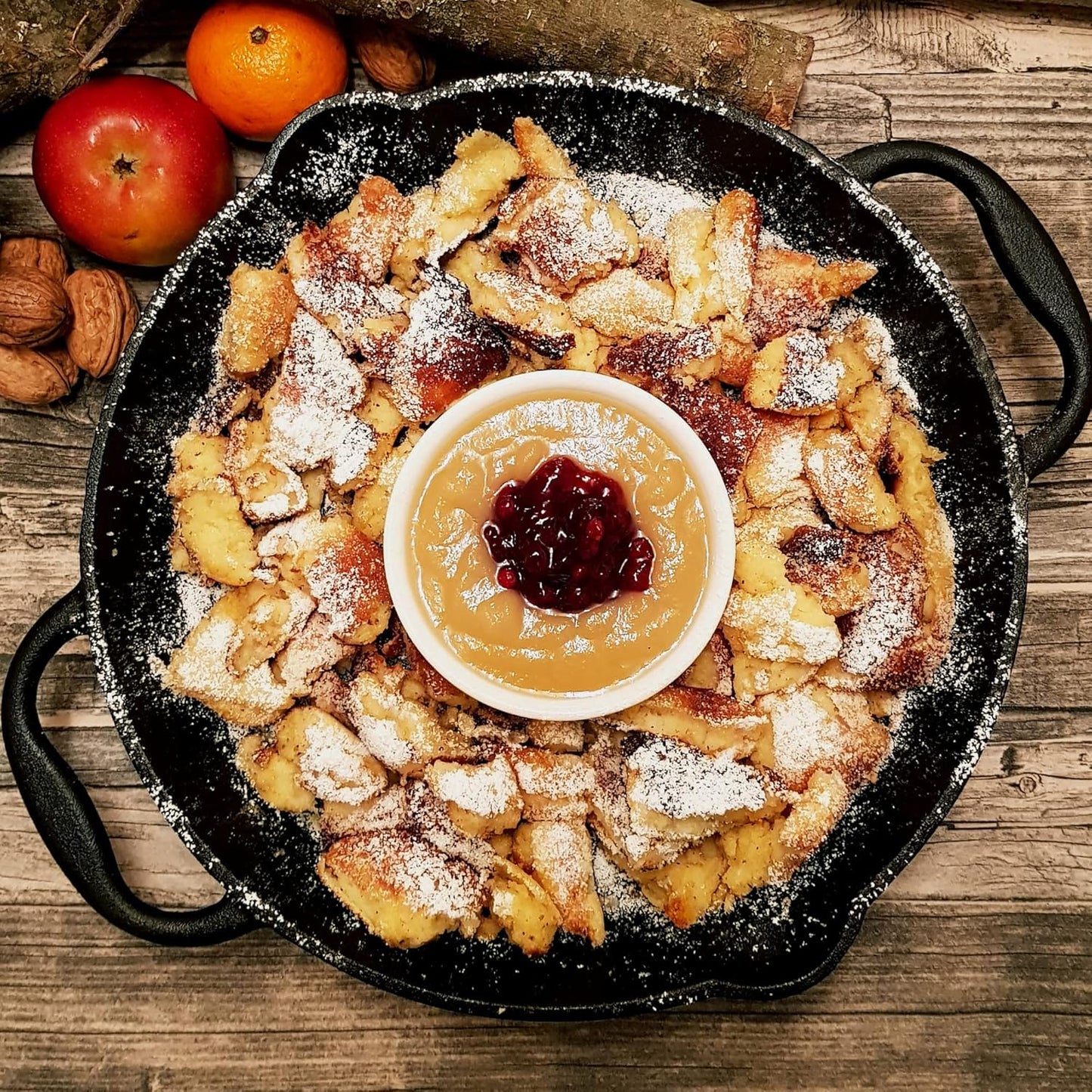 Gusseisen-Grillpfanne mit Ausgiesser, Ø 20 cm