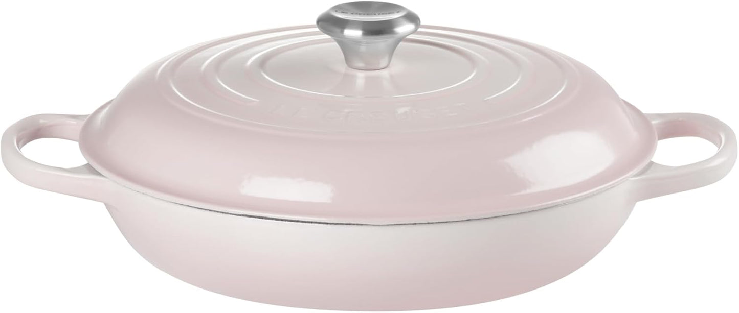 Signature Gusseisen-Gourmettopf, Shell Pink 30 cm
