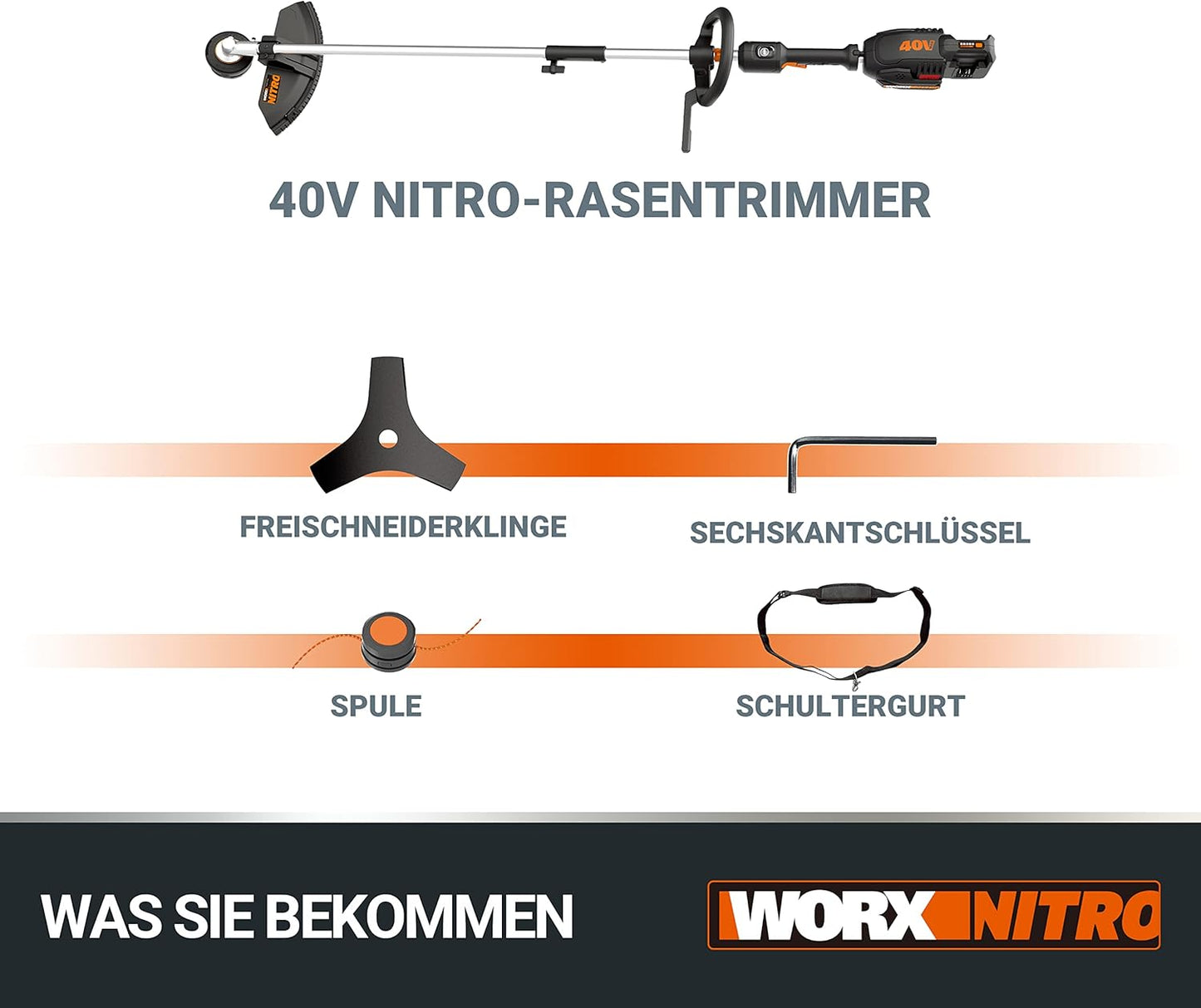 Akku Freischneider WG186E.92, ohne Akku & Ladegerät