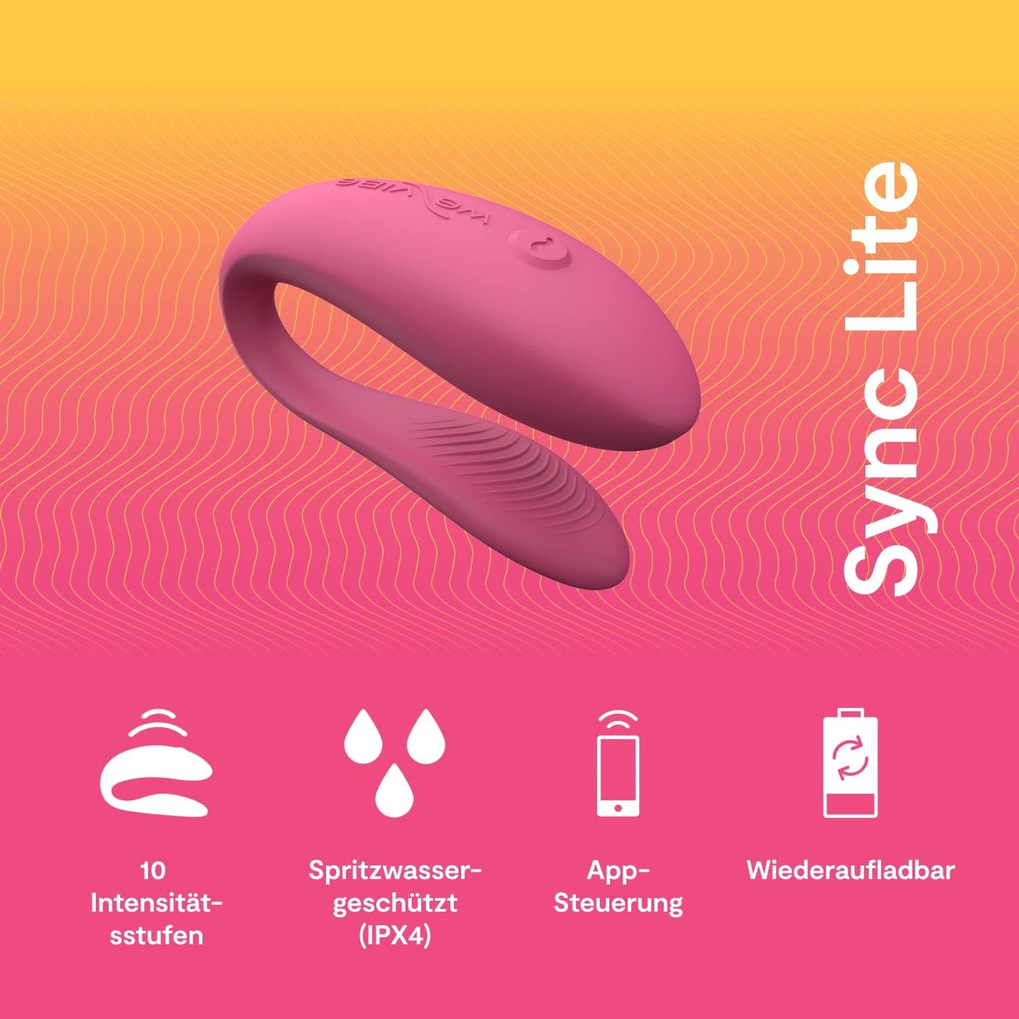 Sync Lite Paarvibrator, Rosa