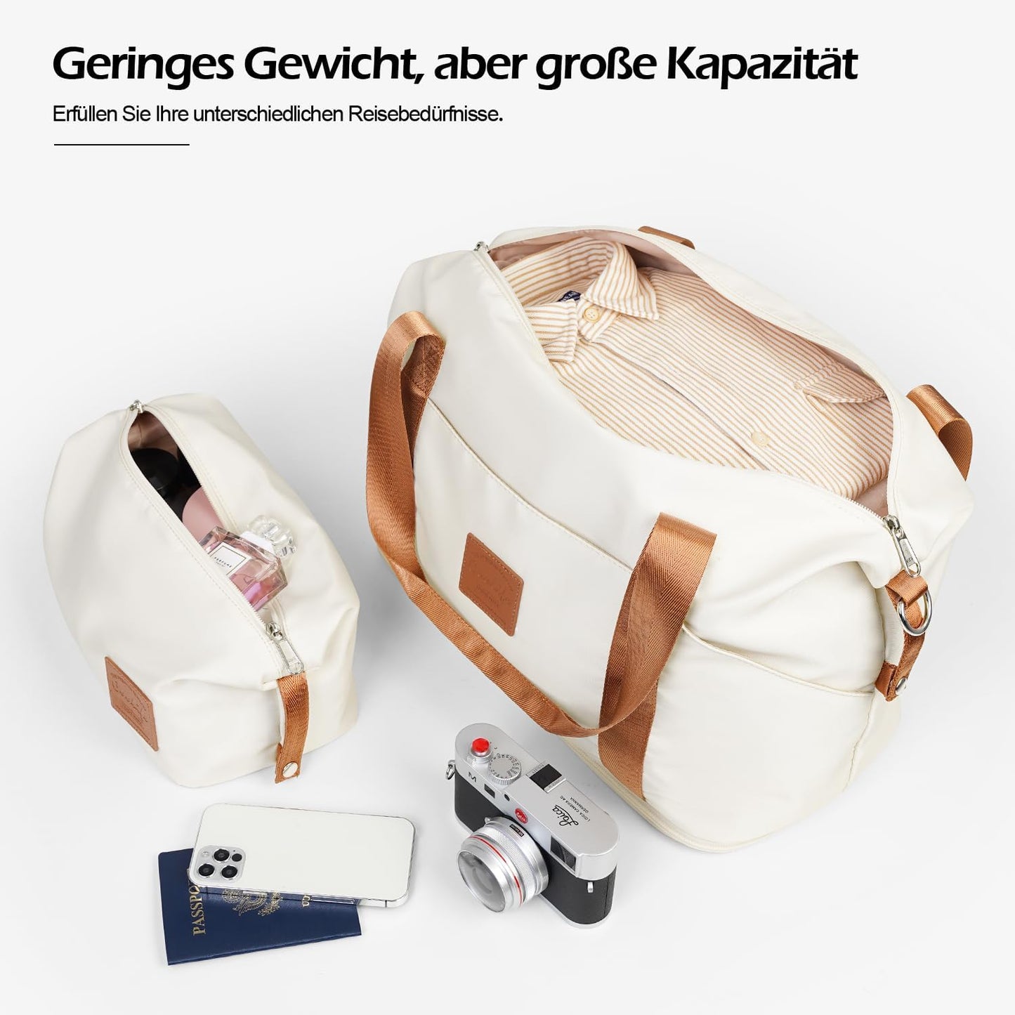 6-teiliges Koffer-Set, Koffer-Set 6tlg Schwarz/Braun