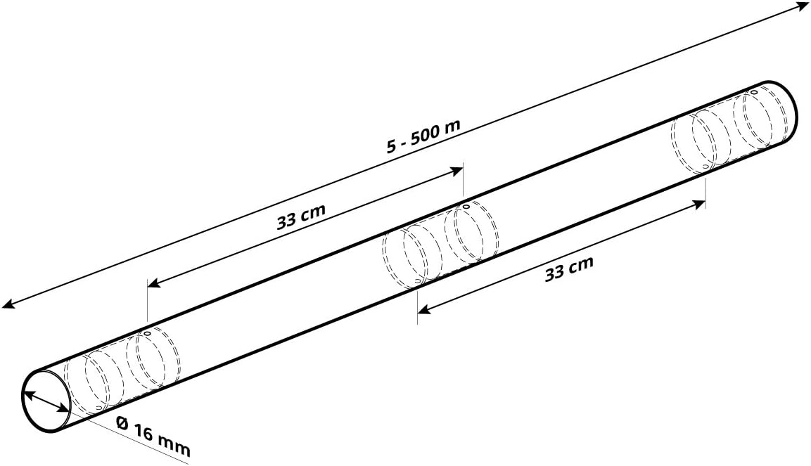 Tropfschlauch HTS01-P, HTS01-P 100m