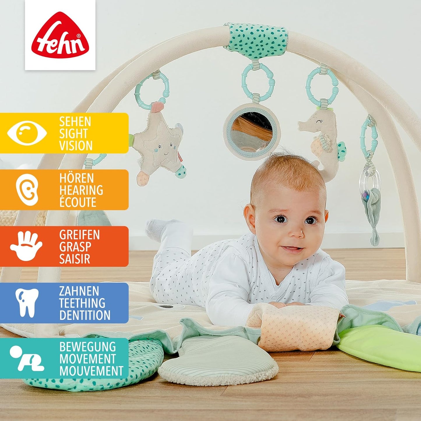 Oktopus - 3-D-Activity-Decke und Spielbogen, Oktopus