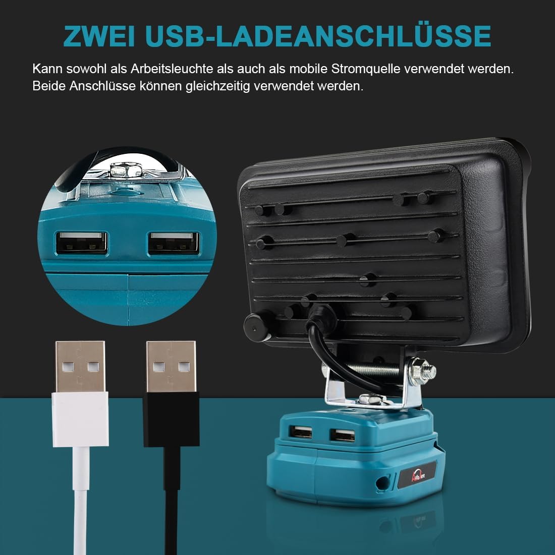 2er-Set LED-Arbeitsleuchten ‎LDDMT-7C, 7 zoll 2