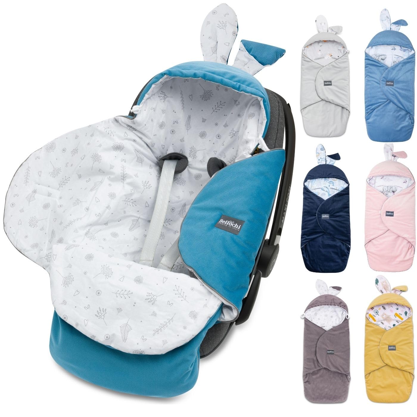 Einschlagdecke für Kinderwagen, Maxi-Cosi, Ocean Blue