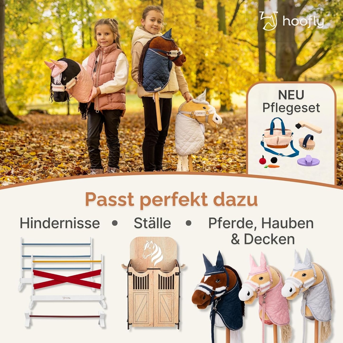 Halfter für Steckenpferd, Blau Halfter
