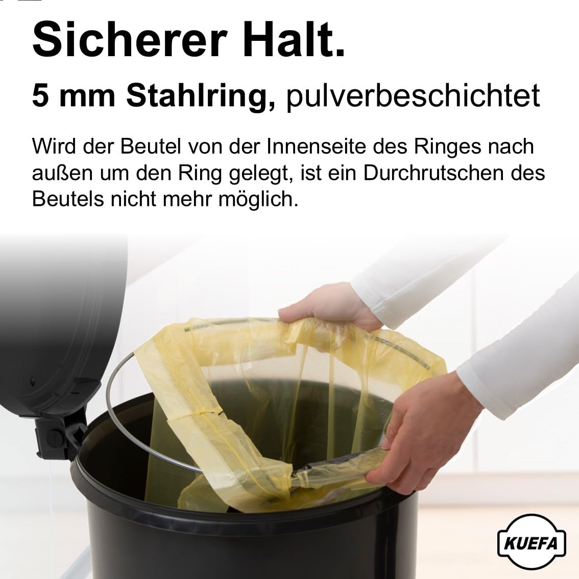 Müllsackständer, Grau 1