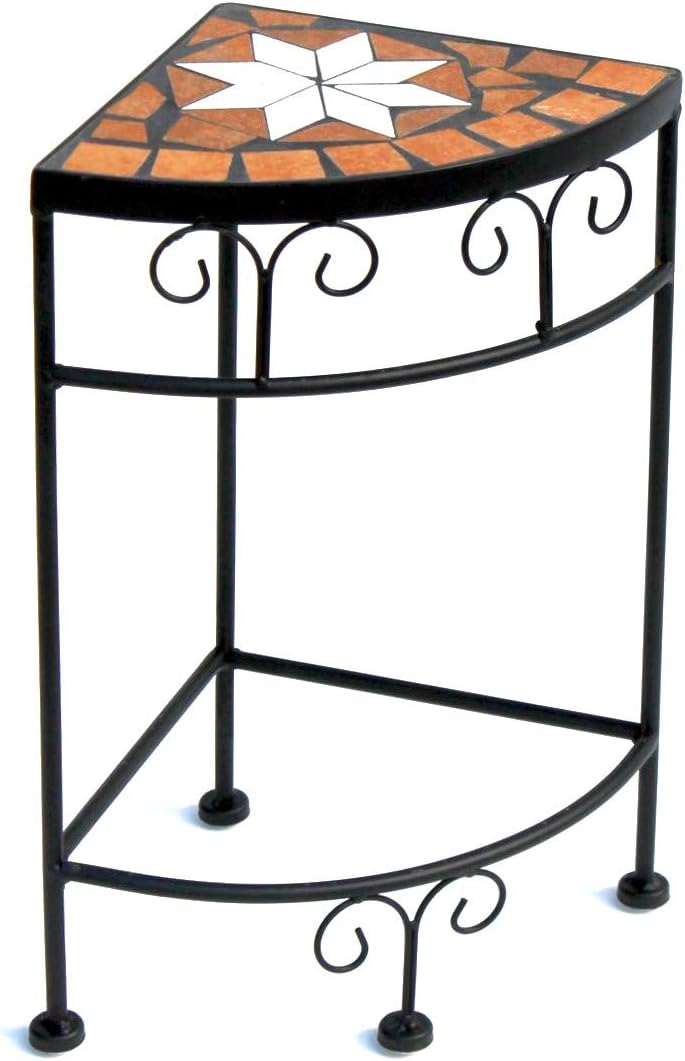 Eck-Blumenhocker Mosaik, Höhe 42 cm