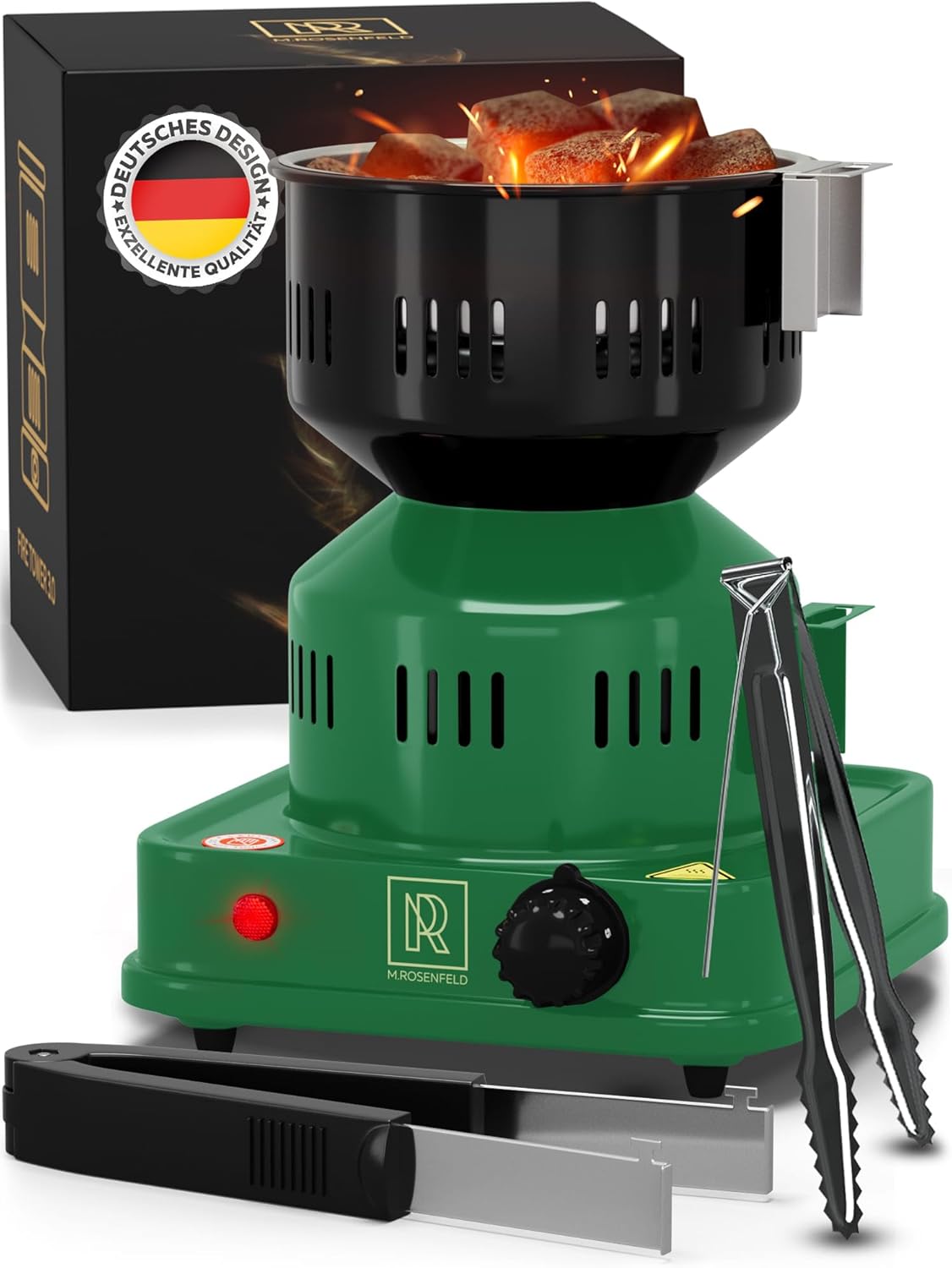 Elektrischer Kohleanzünder, Grün