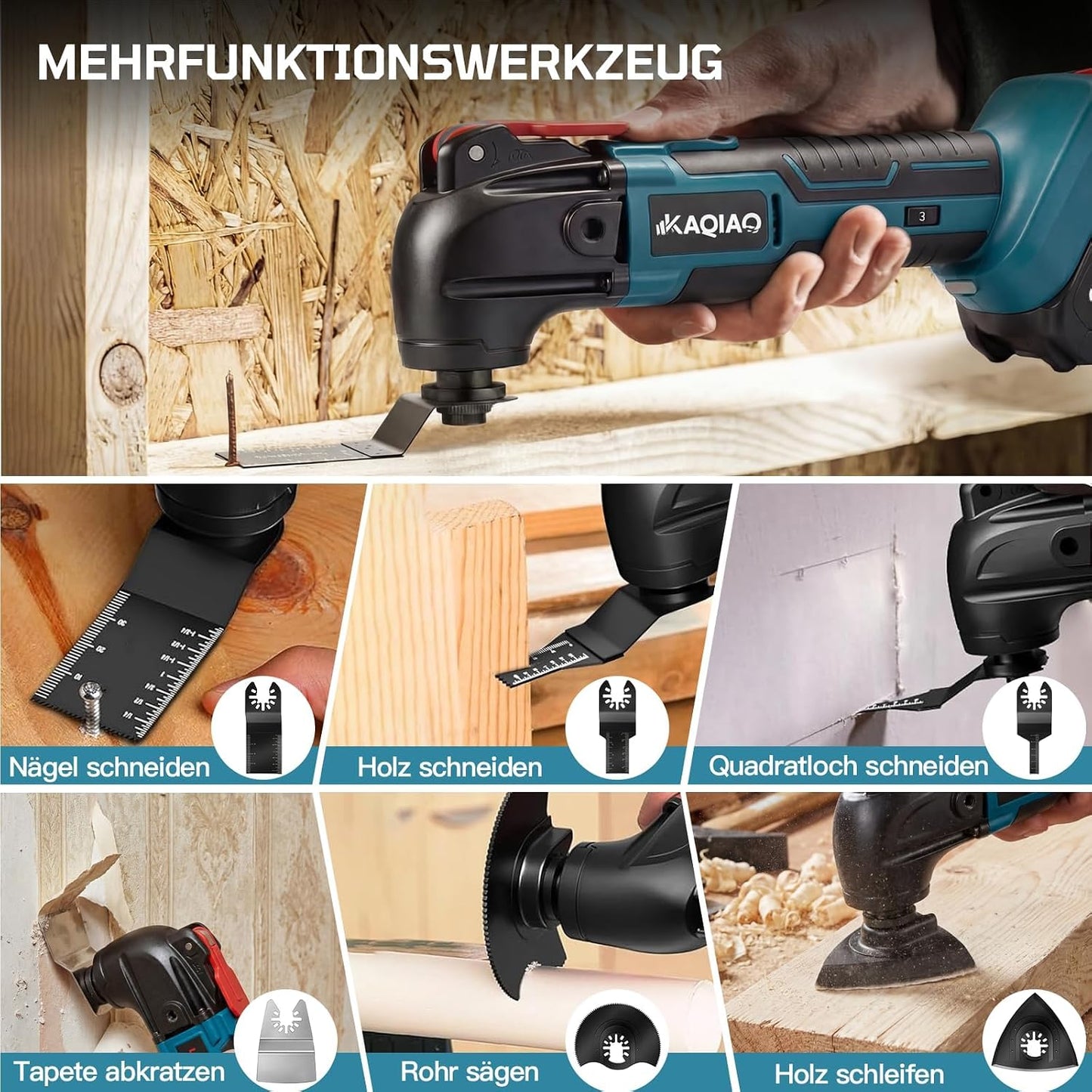 Multifunktionswerkzeug mit Zubehör, Nur der Hauptteil