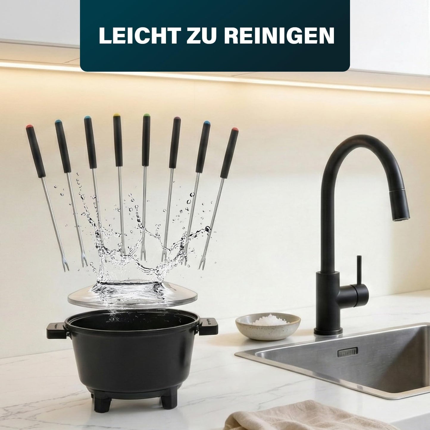 Fondue-Set mit Thermostat
