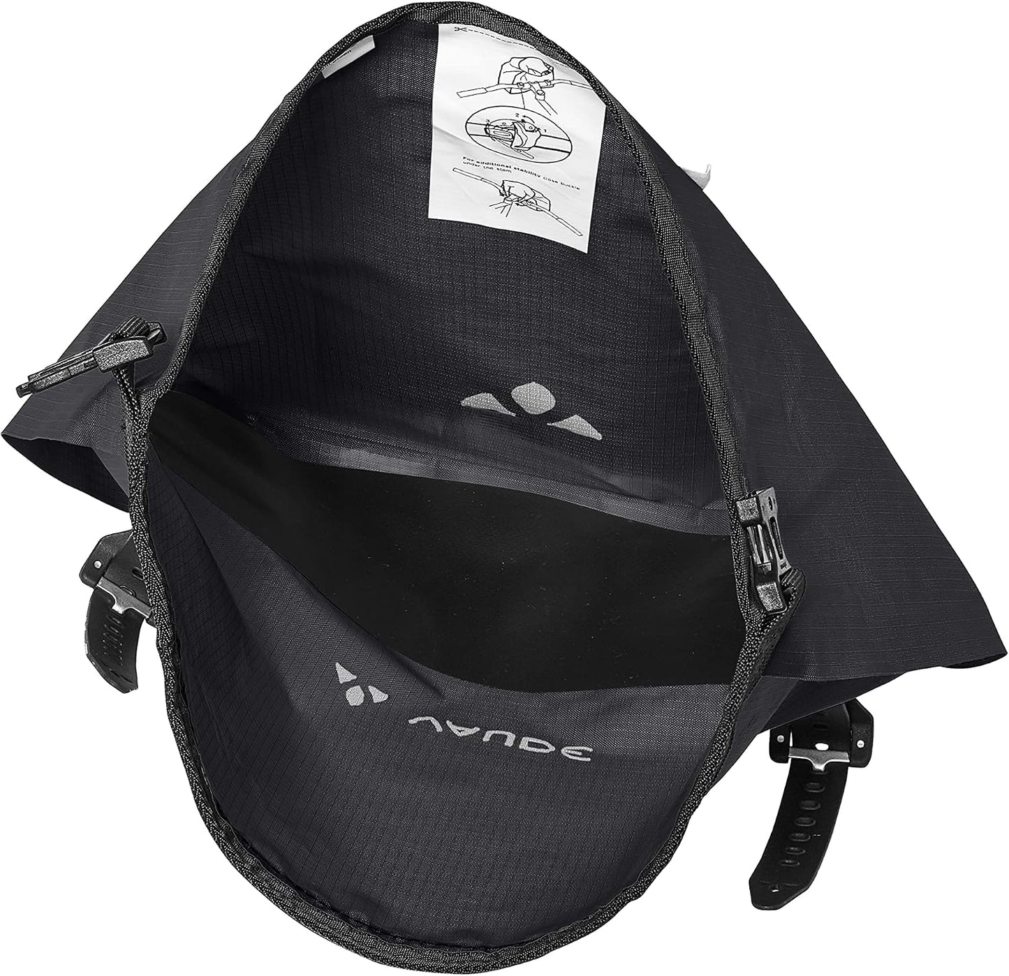 Lenkertasche für Touren und Alltag, Einheitsgrösse Black Uni