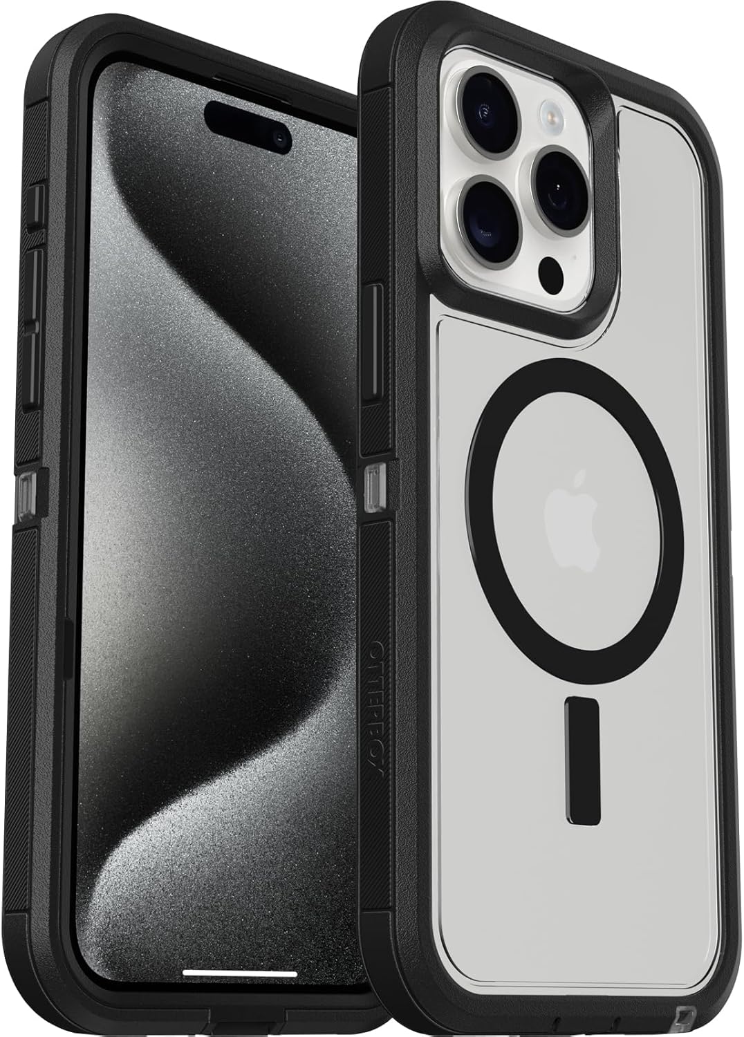 Defender XT, iPhone 15 Pro Max, Transparent/Schwarz