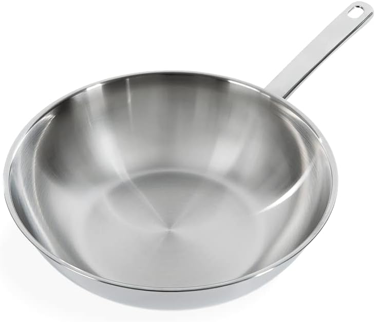 Bright Edelstahl Wok, 28cm Wok Wokpfanne