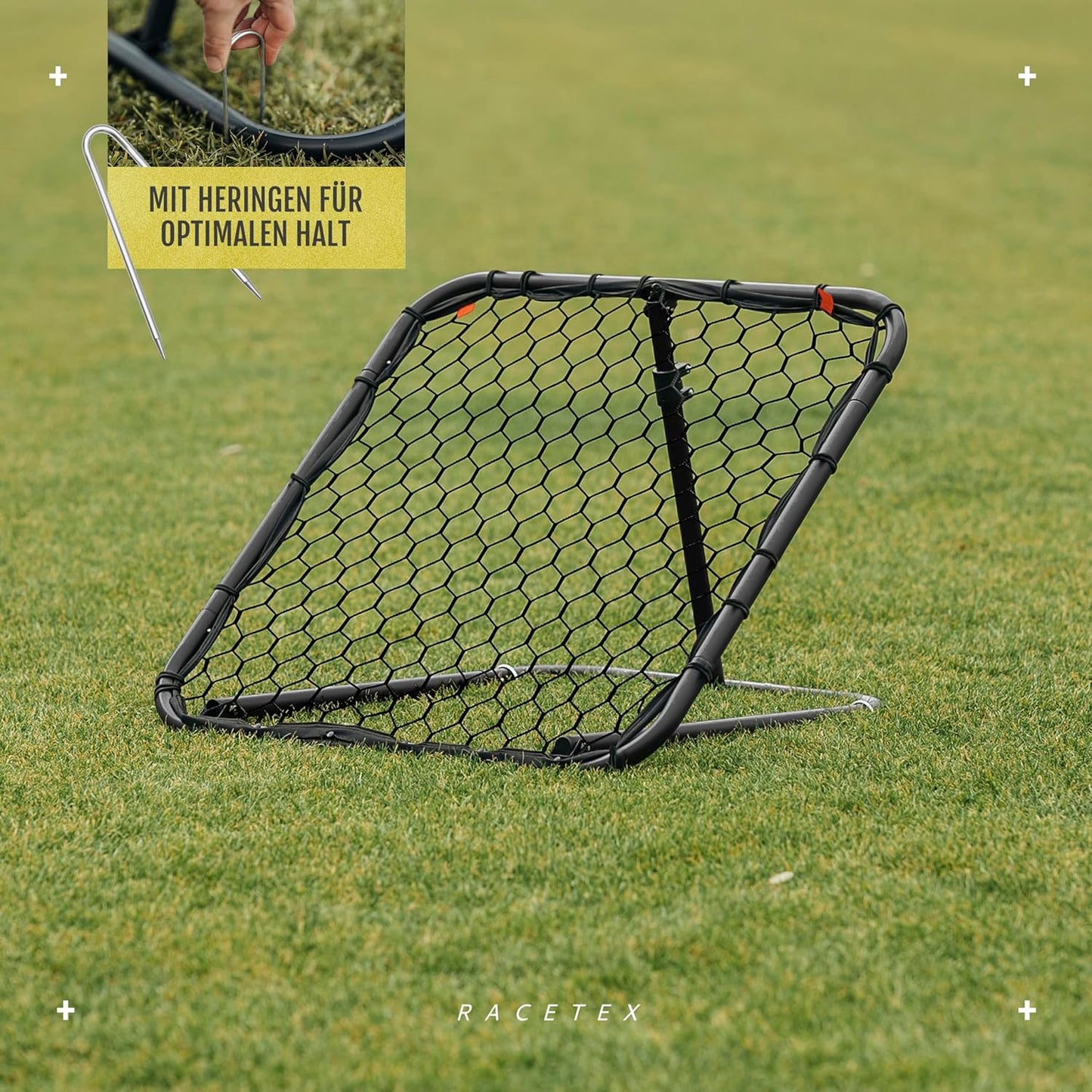 Fussball Rebounder, Edelstahl