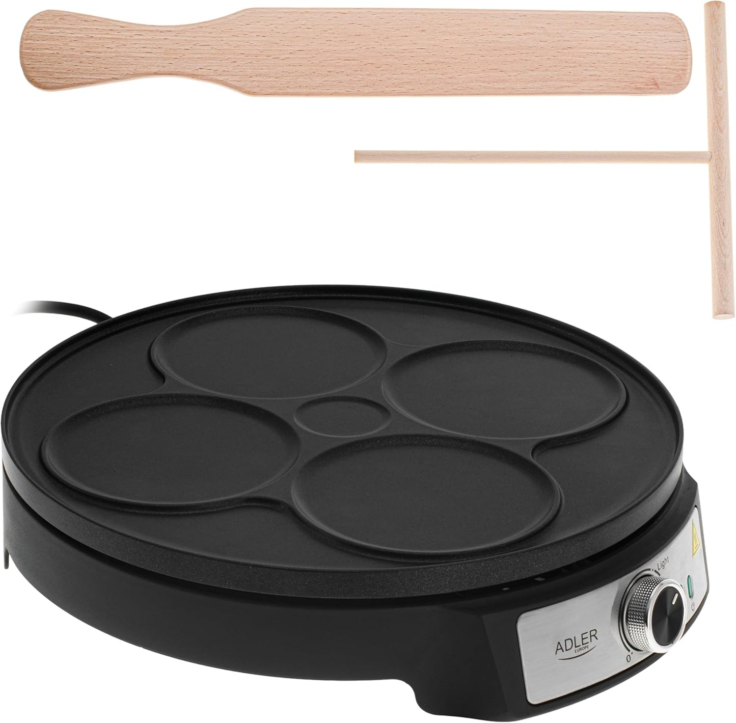 Elektrischer Crêpe Maker mit Antihaftplatte