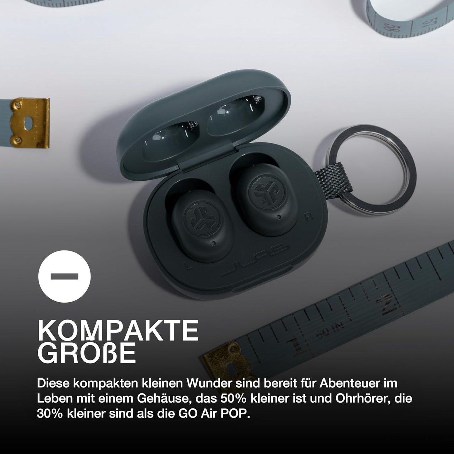 JBuds Mini True Wireless In-Ear-Kopfhörer, Minzgrün