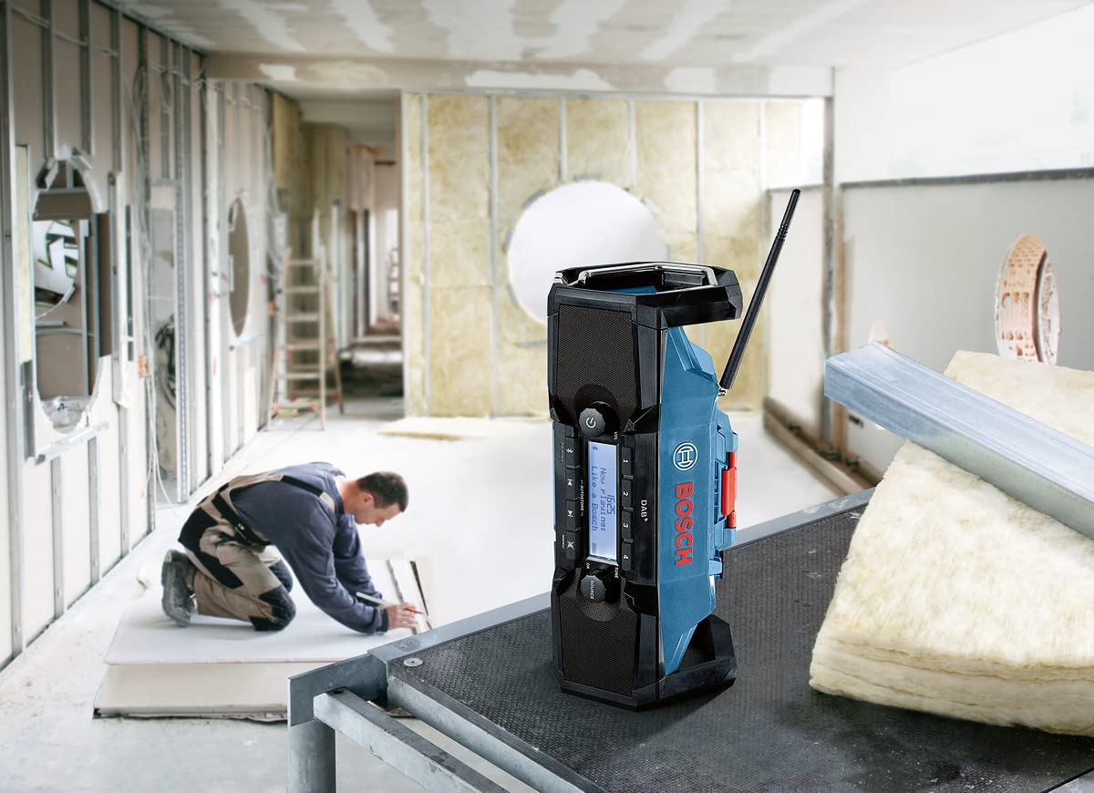 GPB 18V-2 SC Professional, Baustellenradio, DAB+, Bluetooth, FM und AUX Single