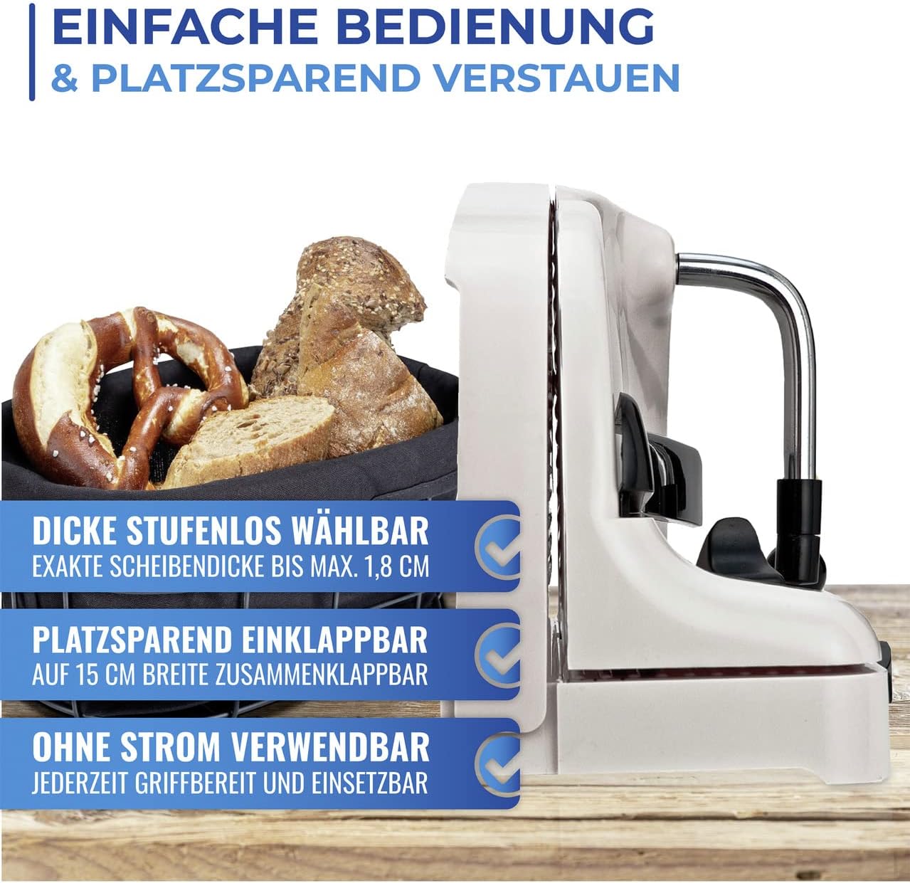 Brotschneidemaschine 31x20x29 cm
