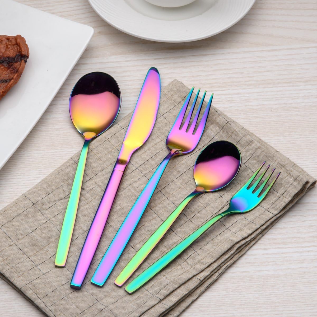 Besteck-Set für 6 Personen, 04. Regenbogen