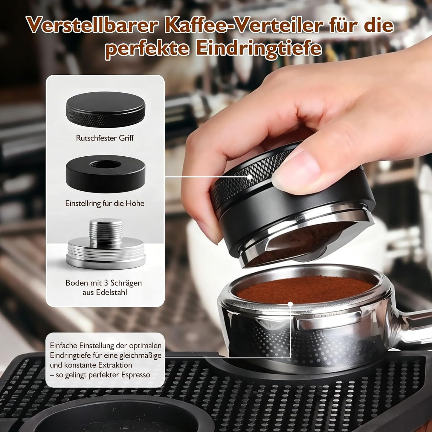 7-teiliges Tamper-Set, 51mm